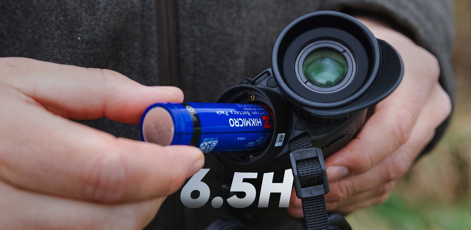 HIKMICRO Condor 2.0 — bateria 21700 substituível