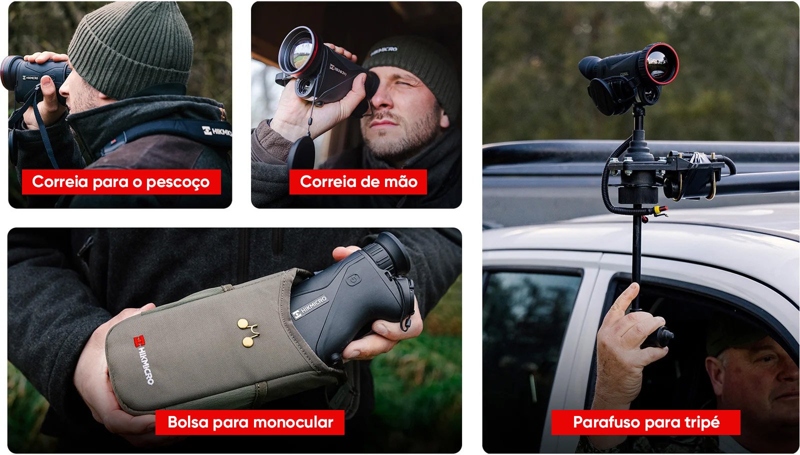HIKMICRO Condor 2.0 — formas de transporte