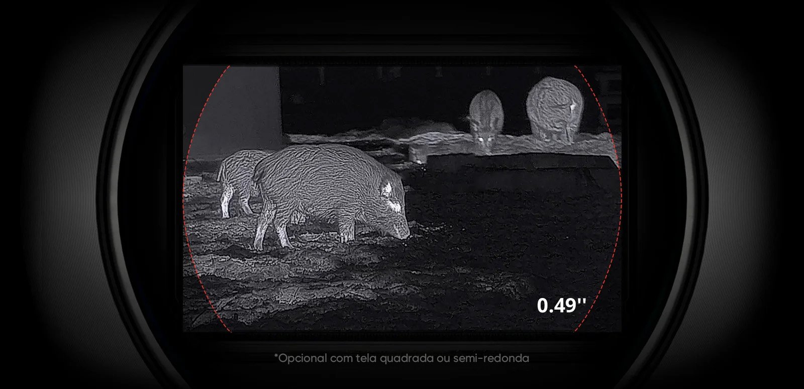 HIKMICRO FALCON 2.0 — tela OLED de 0,49 polegada