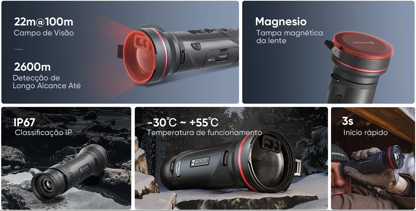 HIKMICRO FALCON 2.0 — mais vantagens