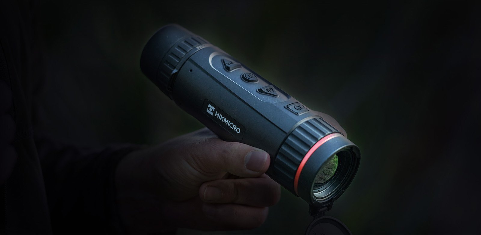 HIKMICRO FALCON — design ergonômico cilíndrico