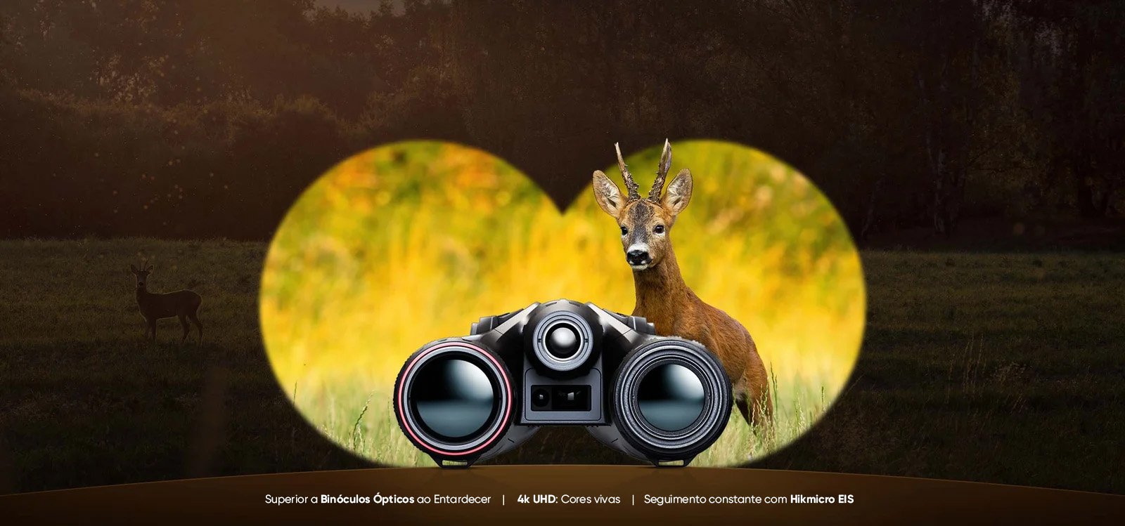 HIKMICRO Habrok 4K — Binóculo multiespectro