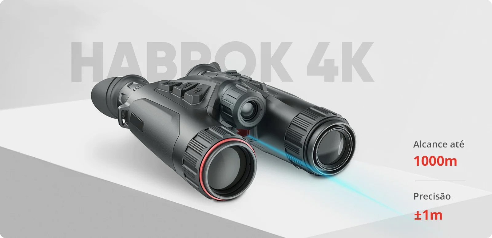 HIKMICRO Habrok 4K — telêmetro laser de 1000 m