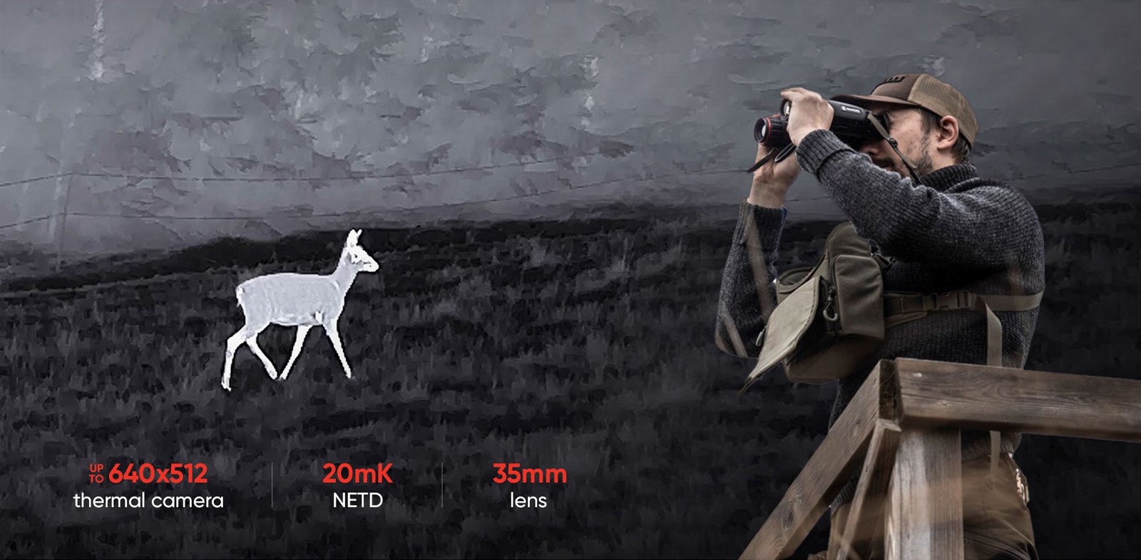 HIKMICRO Habrok 4K — detector térmico de 640×512 e NETD de 20 mK