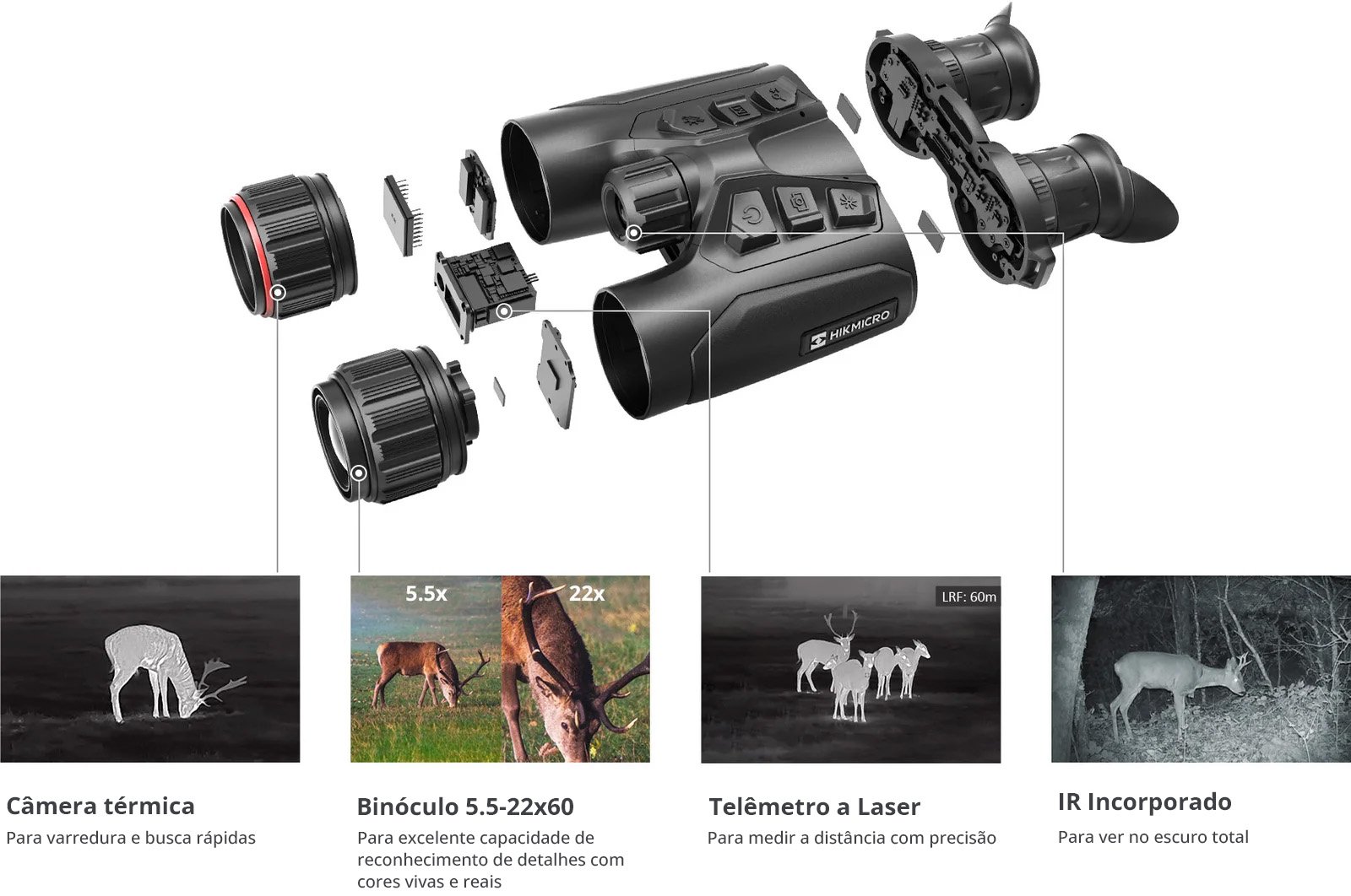HIKMICRO Habrok 4K — design tudo-em-um