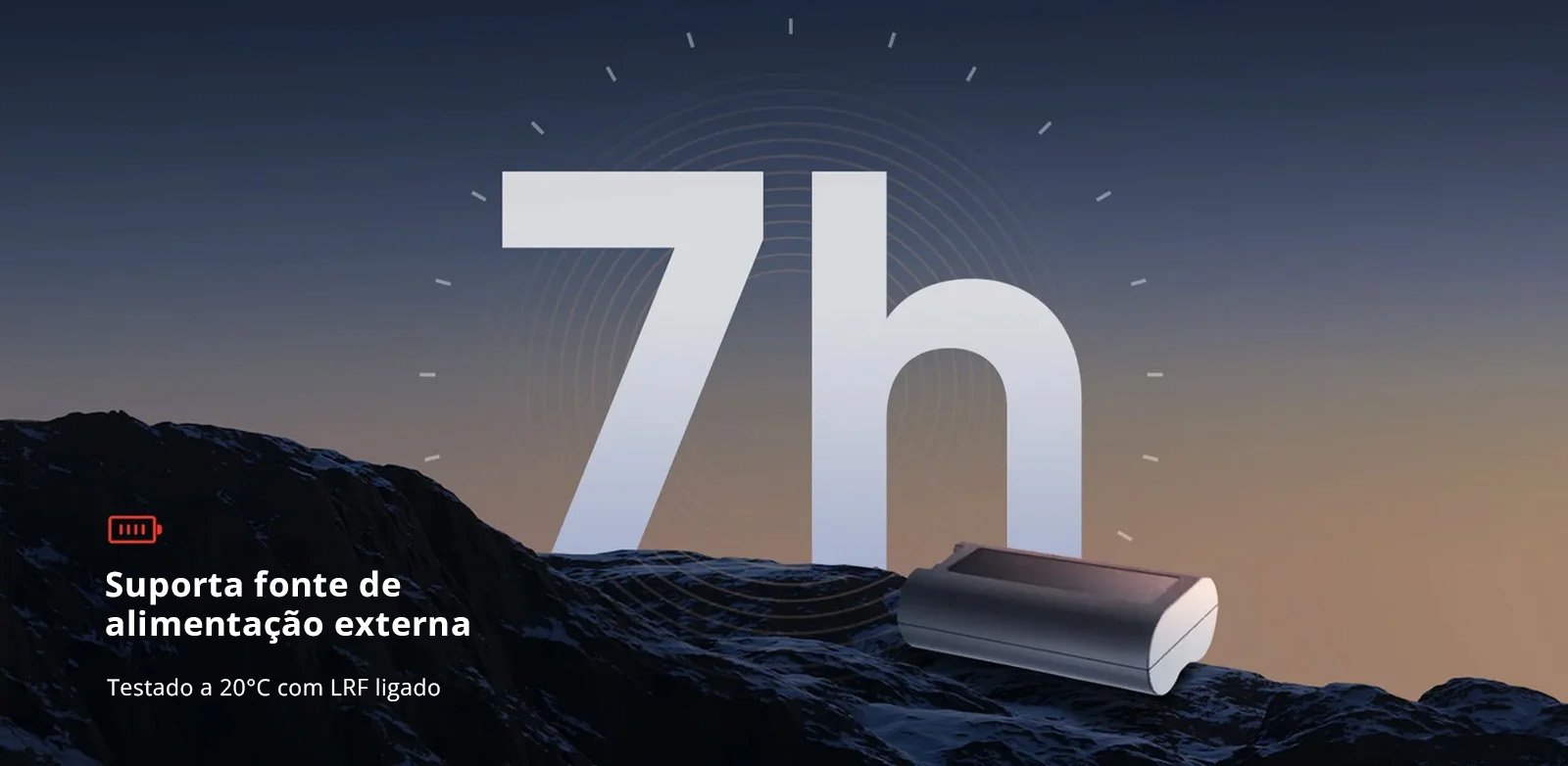 HIKMICRO Habrok Pro — bateria de alta capacidade e modo de espera inteligente