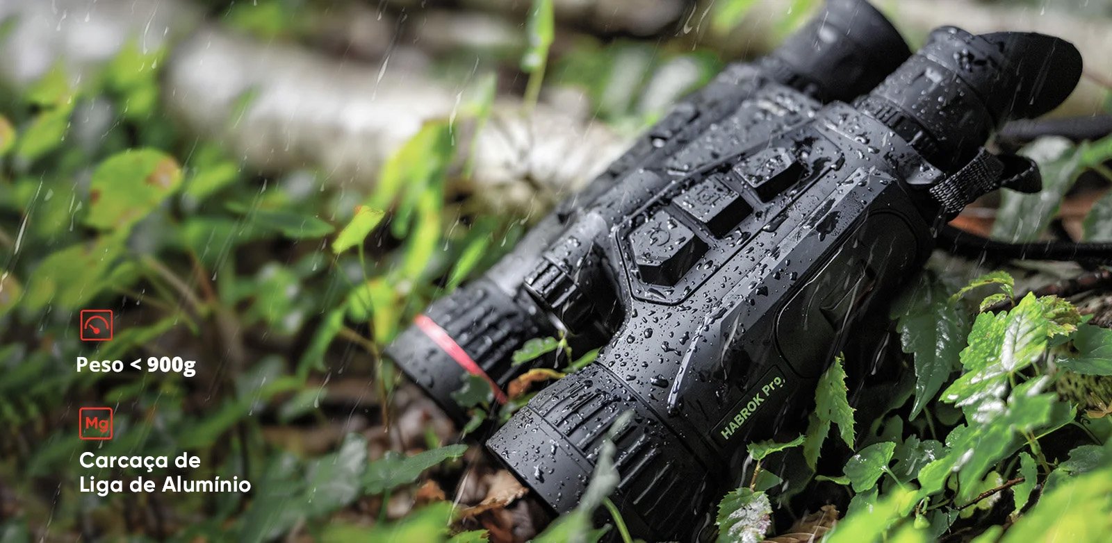 HIKMICRO Habrok Pro — estrutura em liga de magnésio
