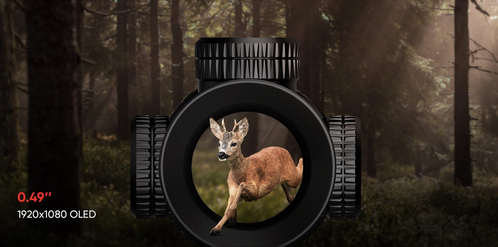 HIKMICRO Alpex 4K — tela OLED de 0,49 polegadas