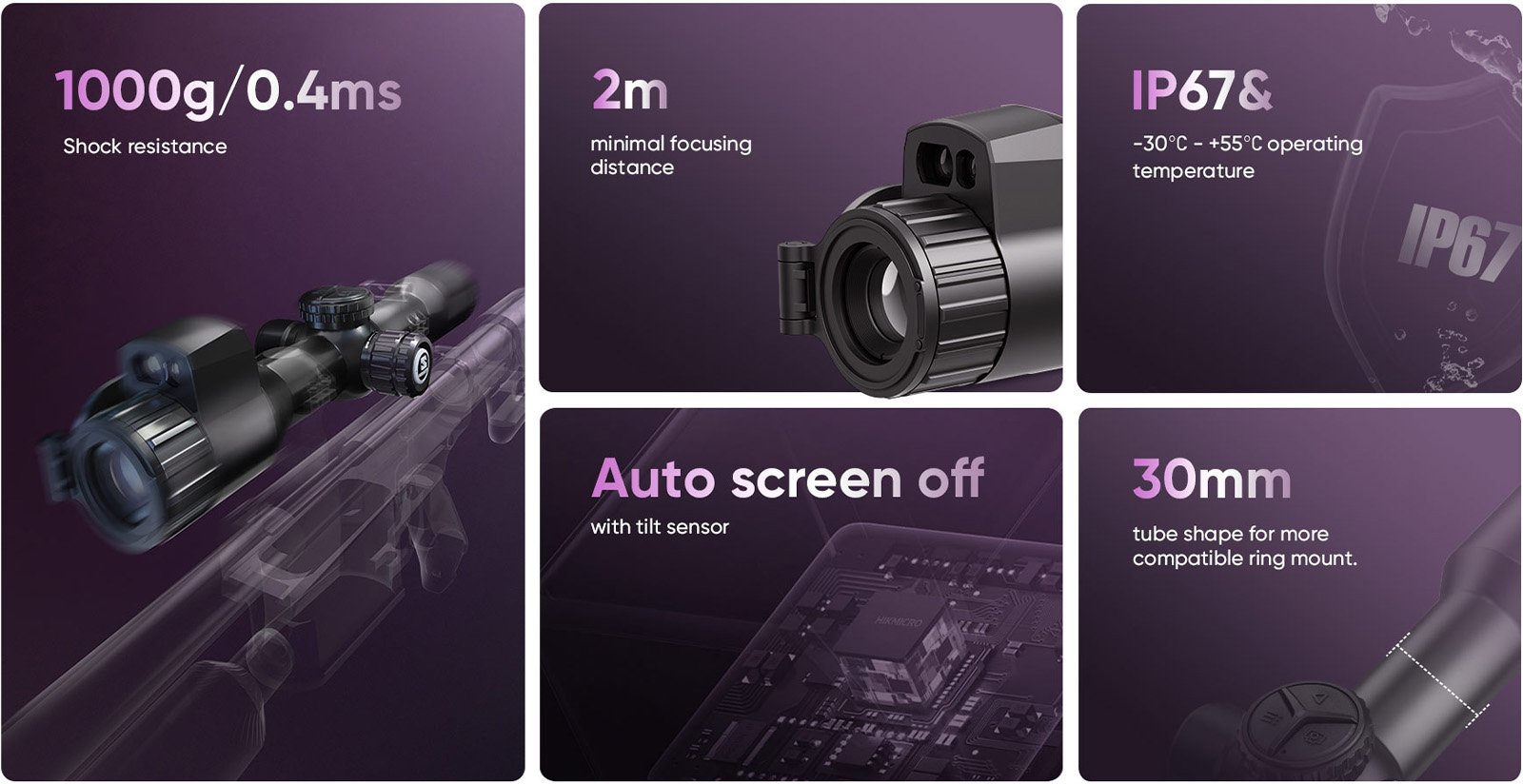 HIKMICRO Alpex 4K Lite — mais vantagens
