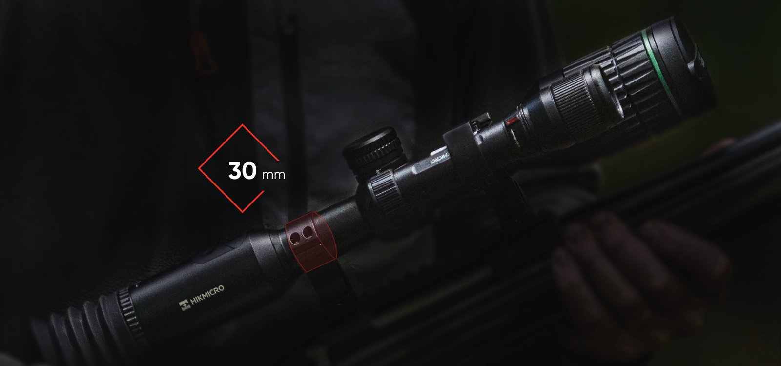 HIKMICRO Alpex — anéis de montagem de 30 mm