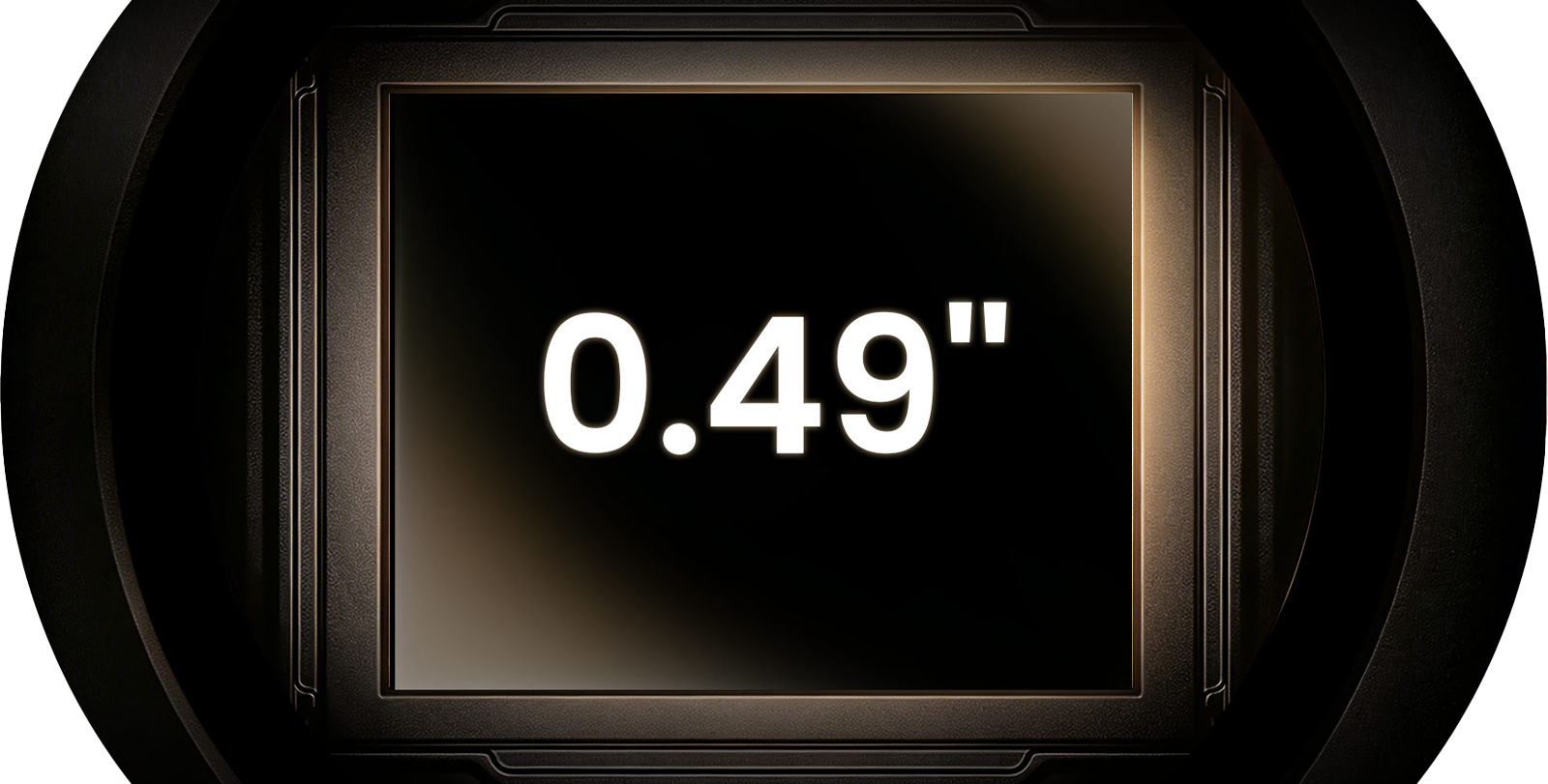 HIKMICRO NEOS — tela AMOLED de 0,49 polegadas