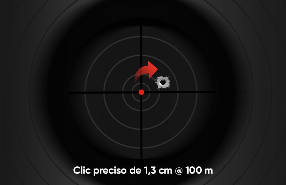 HIKMICRO Thunder 3.0 — valor de clique de 1,3 cm a 100 m