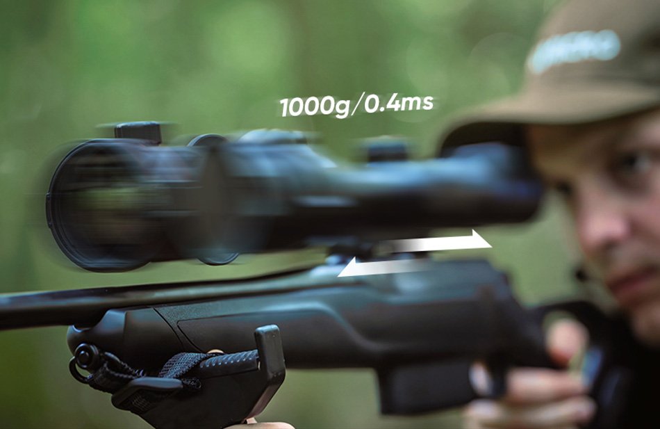 HIKMICRO Thunder 3.0 — resistência ao recuo de 1000 g